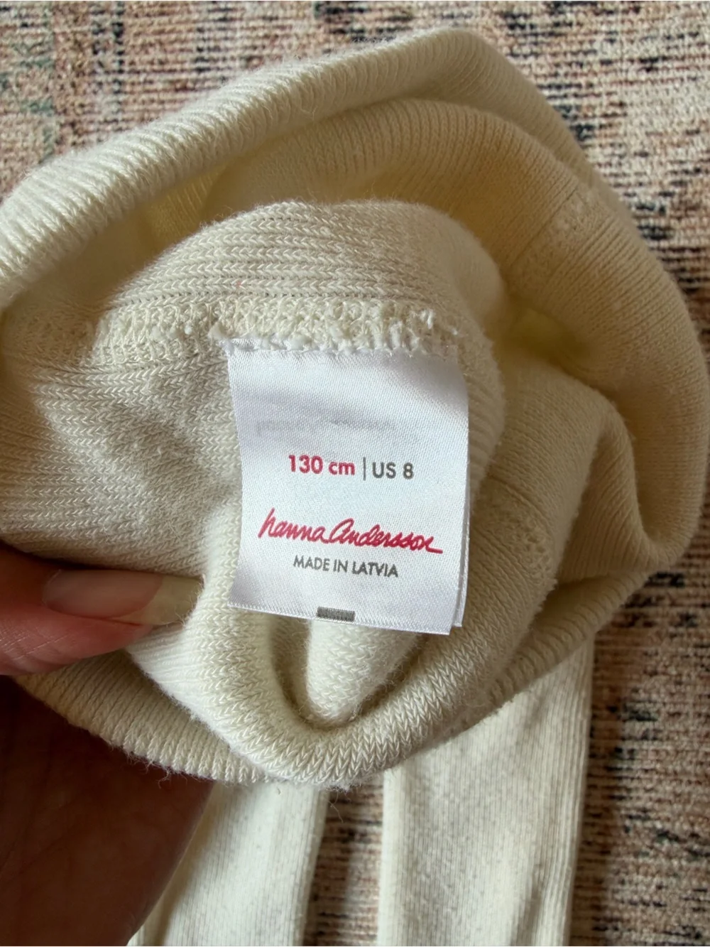 Hanna Andersson Cream Tights for Kids